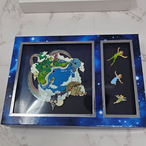Disney D23 Expo 2024 Fan Event WDI MOG World of Peter Pan Pin Set - Picture 1 of 4